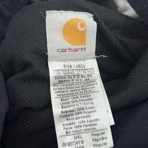 Carhartt jacket is huge